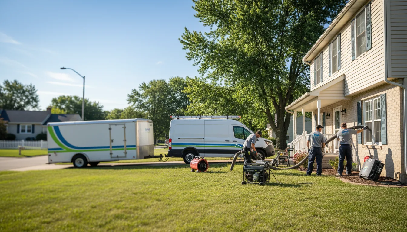 Flooded Basement Restoration And Cleanup With Repair in Culbertson, NE near me